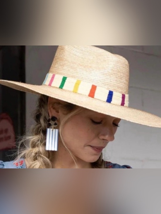 Sunshine Tienda Accessories - Sunshine Tienda Dora Palm Straw Hat Women's Sz. XS/S